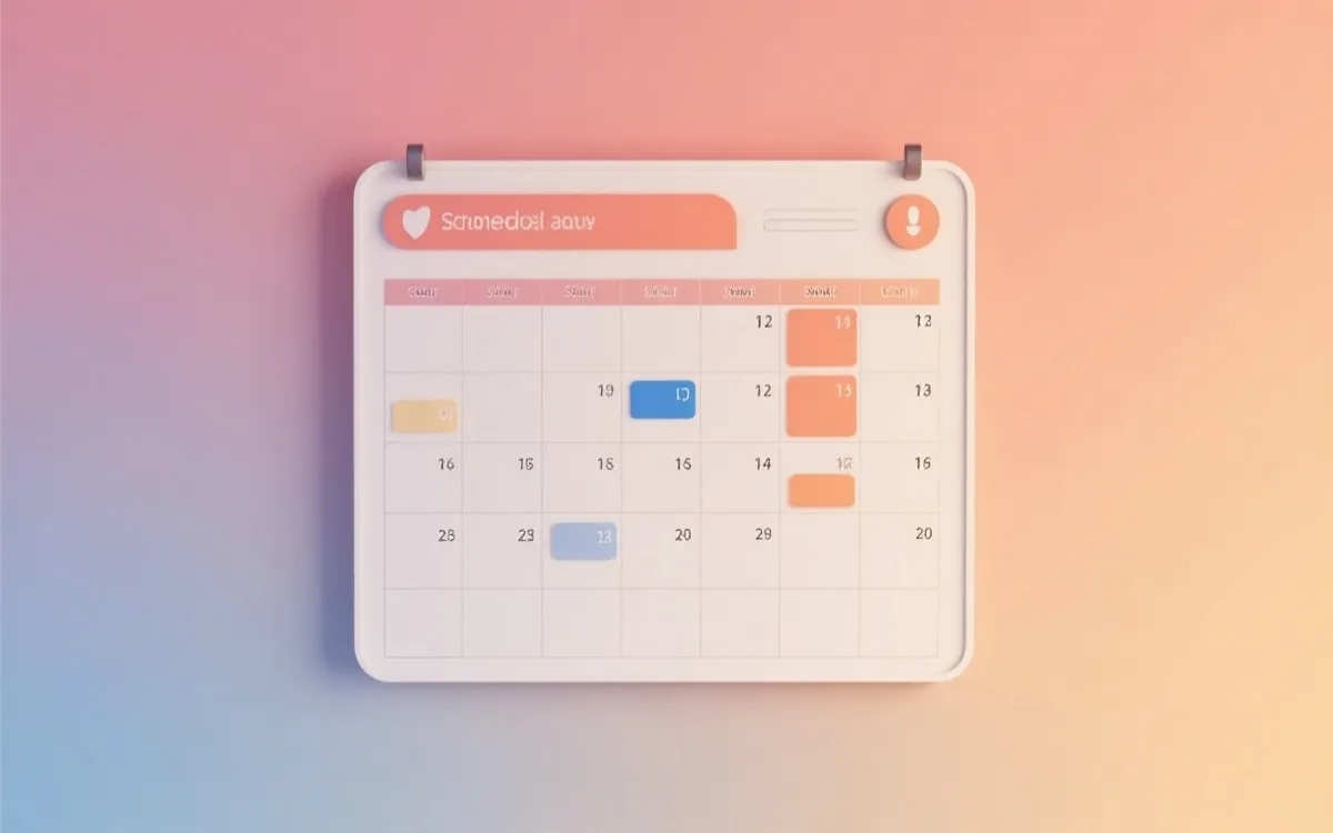 提醒与日程示意图